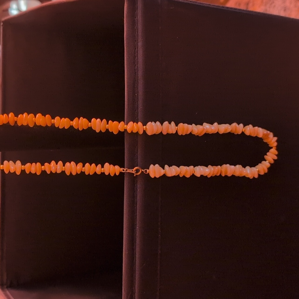 Blessed citrine chip necklace Longer Length